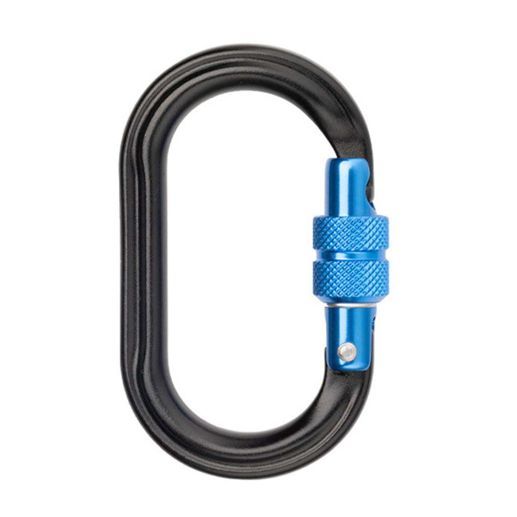 Rock Climbing Carabiner Light Weights Twist Carabiner Hook with Screwgate Spring Snap Keychains Clip Hook Buckle