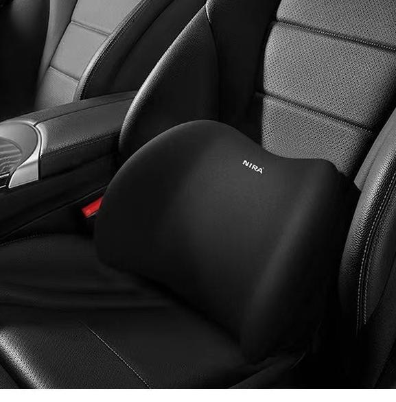 Auto Komfort Lordosenstützen für Sitze Auto Nackenkissen Kissen Memory-Schaum Auto Lordosenstütze Zubehör Universelles Taillenkissen