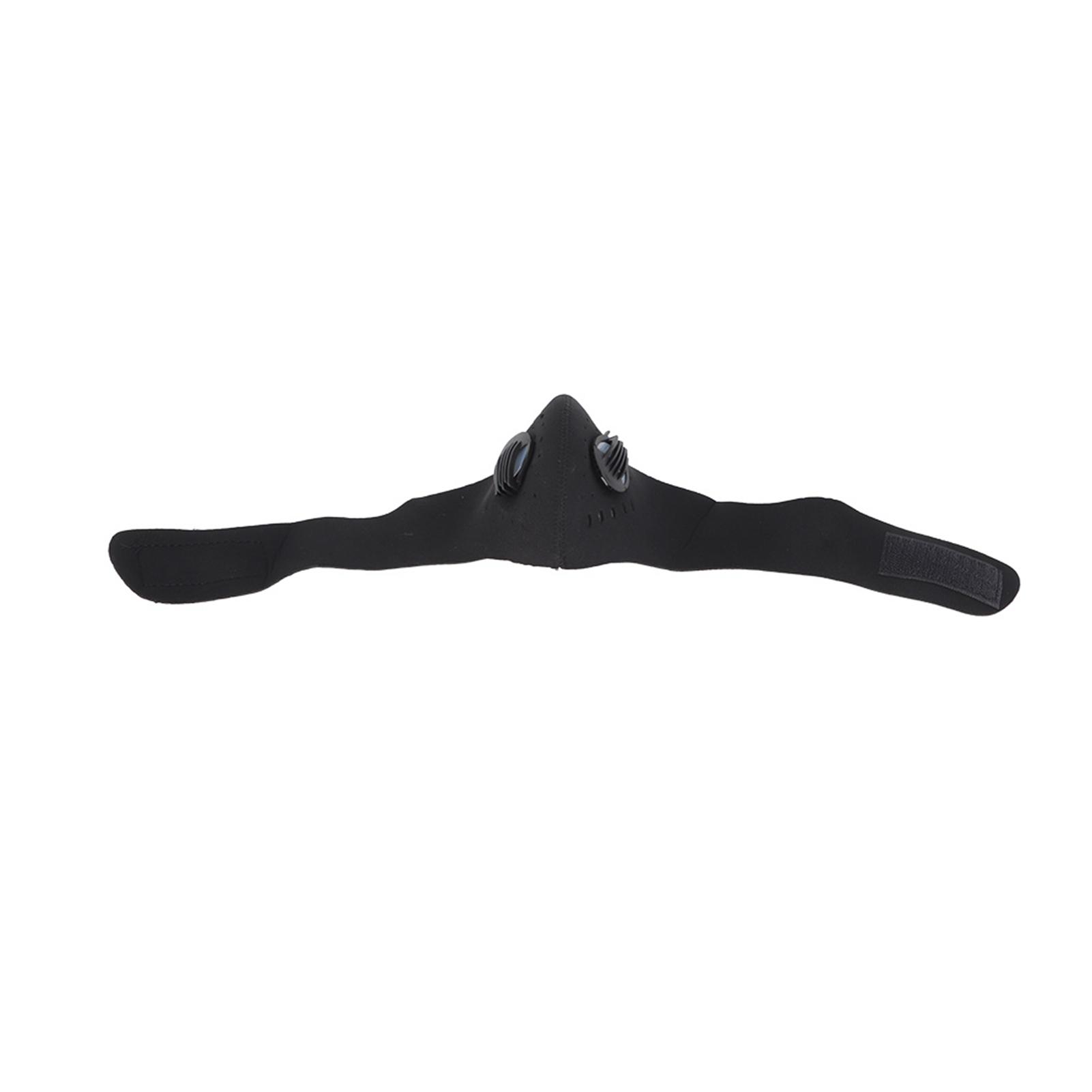 Warm Anti Dust Pollution Dustproof Filter Half Face Mask for Outdoor Cycling(Red)