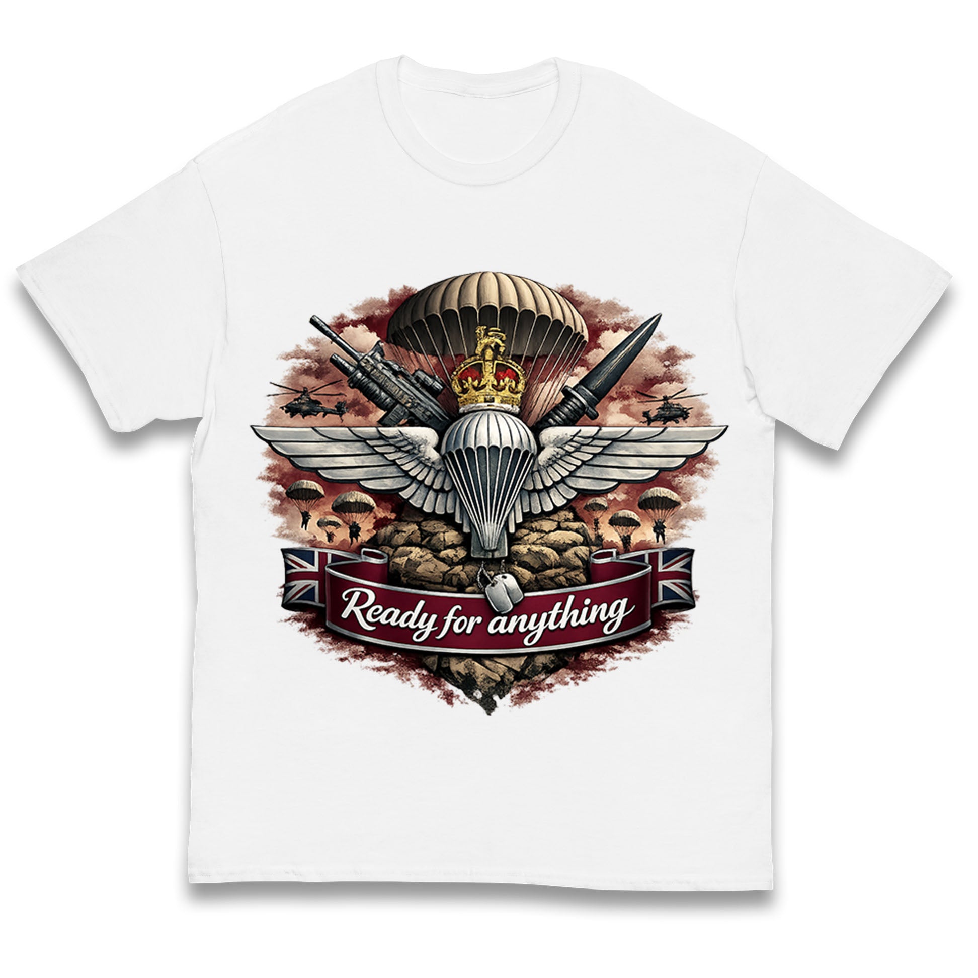 Ready for Anything Parachute Regiment Kids T Shirt 160