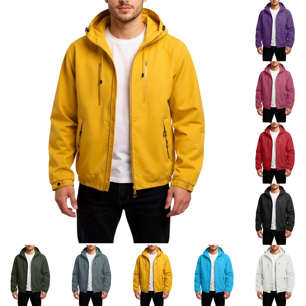 Men's  Fashion  Leisure  Hooded Hood  Outdoor  Jacket  Coat