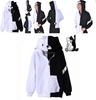 Anime Danganronpa Monokuma Cosplay Unisex Jacket Hoodie Sweatshirt Coat Hooded