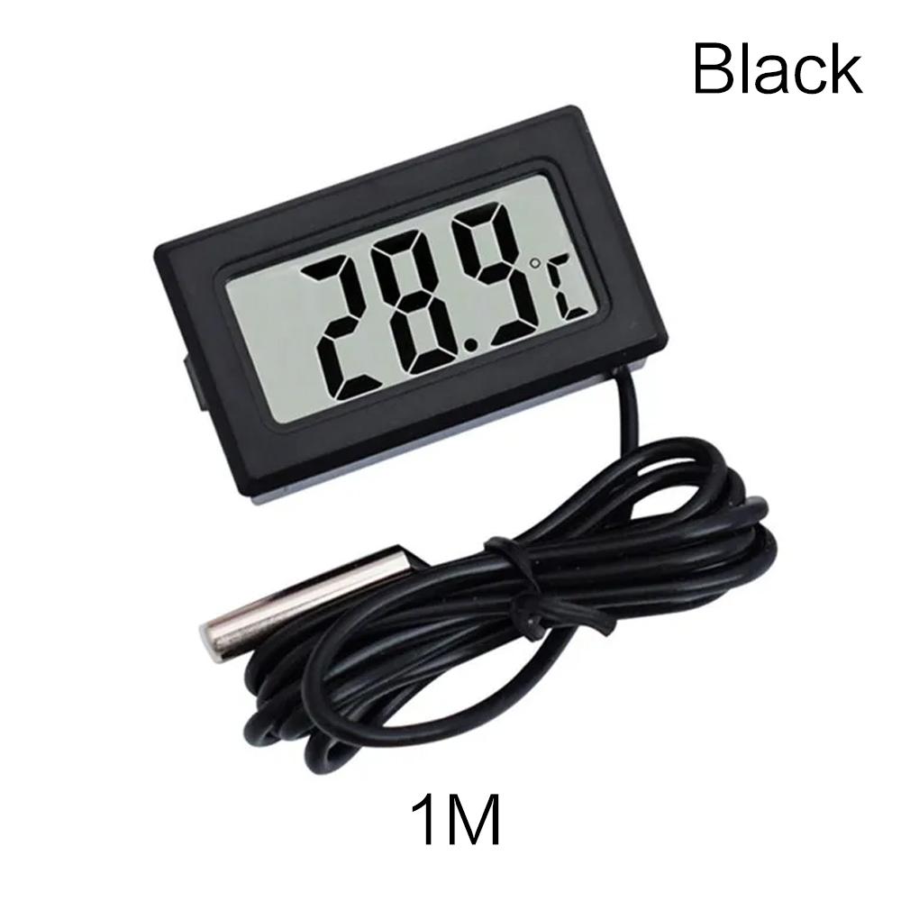LCD Display Fish Tank Embedded Electronic Digital Thermometer Suitable for Refrigerators and Aquarium Cooler Instruments