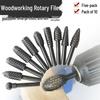 Electric Rotary Woodworking Tool Set: Irregular File, Wood File, Tea Tray Grinder, Root Carving Knife