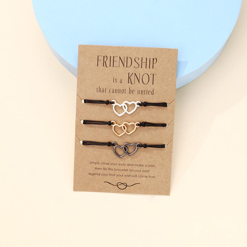 

Heart-to-Heart Friendship Bracelets: Creative Parent-Child Woven Jewelry Set