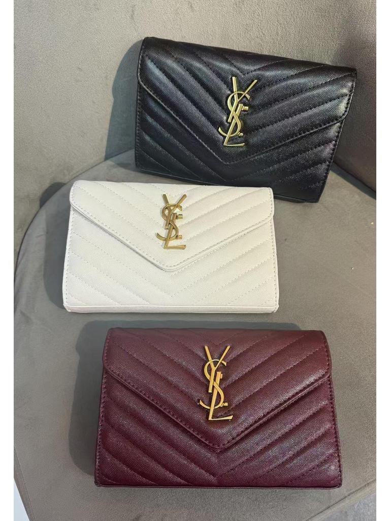 Removable Logo DIY Genuine Leather Caviar Chain Bag - Versatile High-End Crossbody Underarm Bag for Women