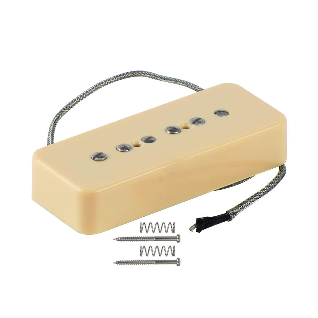 NEW 1PCS Vintage Alnico 5 Guitar Pickup Soapbar P90 P 90 Pickup Guitar Accessories Neck / Bridge ,Chrome/Black/Yellow Choose