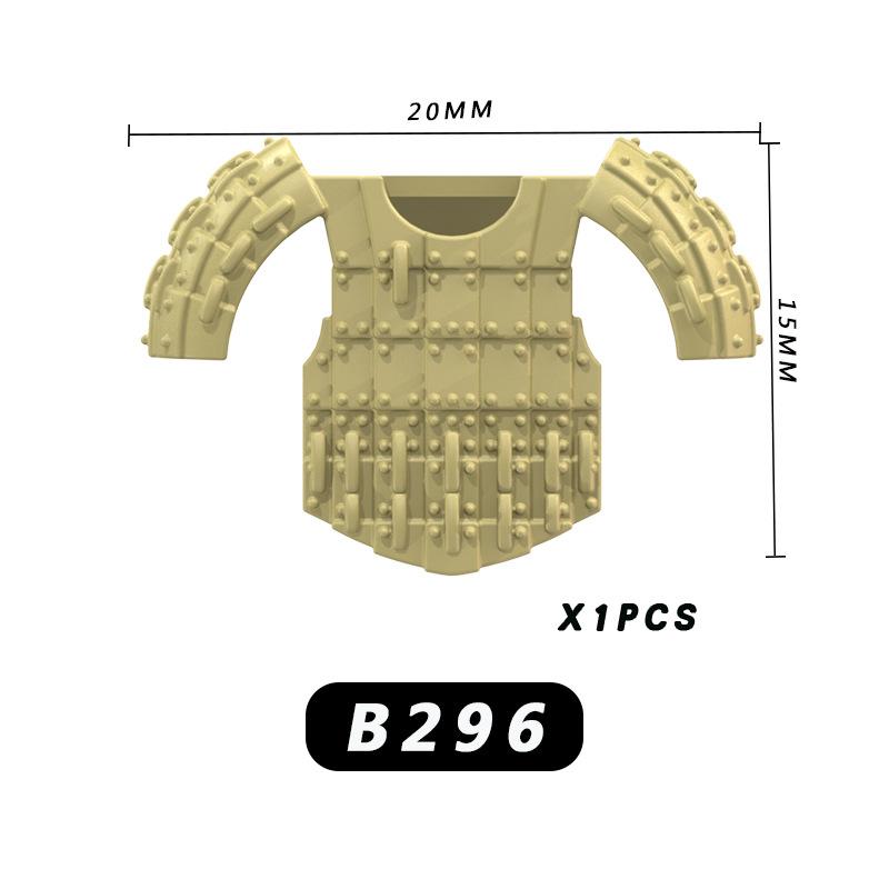 5Pcs Clarion Ancient Chinese Tv Series Character Figure Weapon Accessories Armor Assembling Toy B284