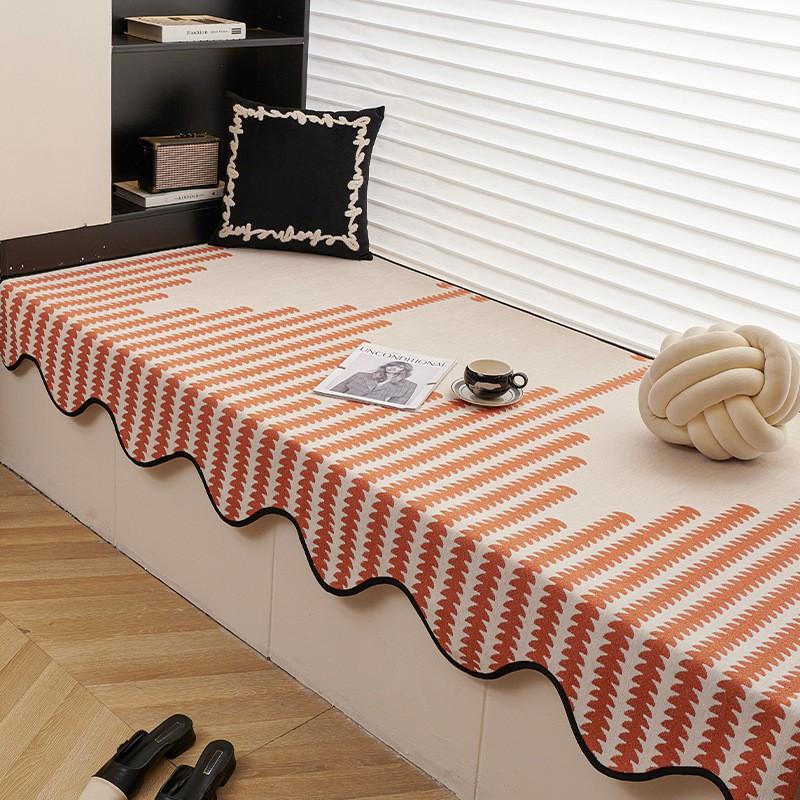 Cream Style Window Sill Cushion All Season Non-slip Mat Balcony Bedroom