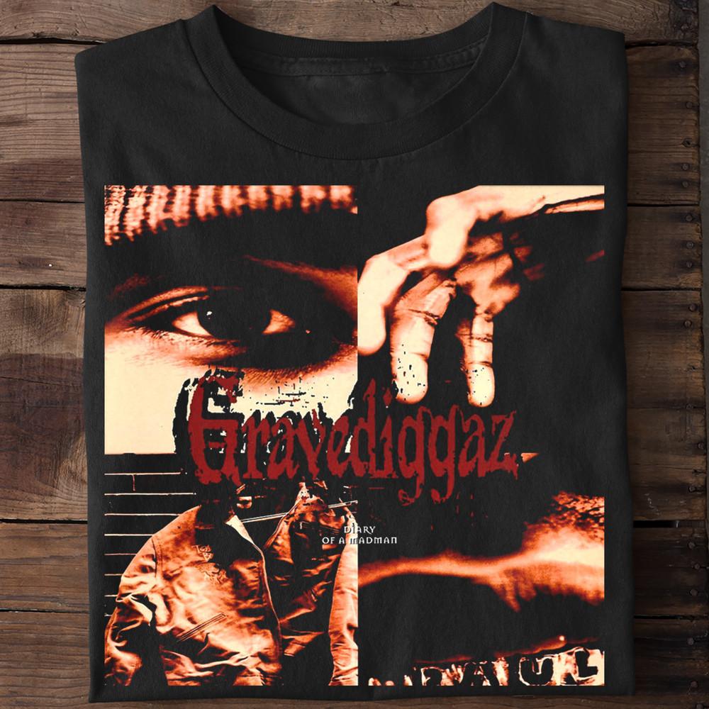 Gravediggaz – Diary Of A Madman Band T-shirt Full Size S to 5XL Unisex T-Shirt L