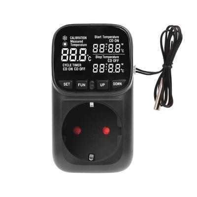 ABS Wall Socket with Precise Temperature Regulation & Programmable Timer Thermostatic Socket for Pet Environment