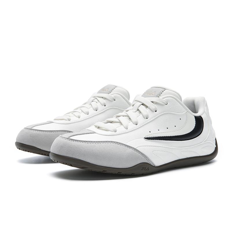 Fila Hyper Fashion Retro Classic Sports Daily Commuting Versatile Lightweight Comfortable Low-Top Casual Shoes Women Sneaker White Gray F12W532168FCC