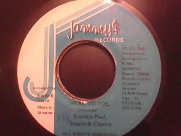 

7inch Record FRANKIE PAUL - Head To Toe NONE Jammy s Records 1987 Jamaica Reggae, Ska & Dub Used
