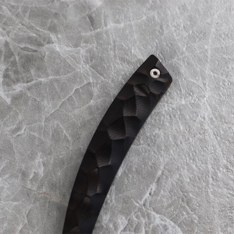 RIRON Wood Handle Men Shaving Tools Hair Razor Stainless Steel Straight Razor