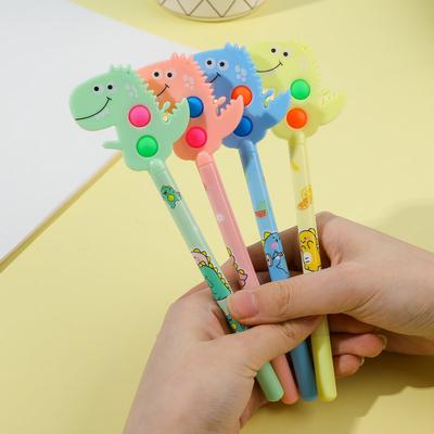 1 Piece Cute Kawaii Gel Pen Stationery Decompression Creative Sweet Pretty Cartoon Dinosaur Pen Office School Supplies