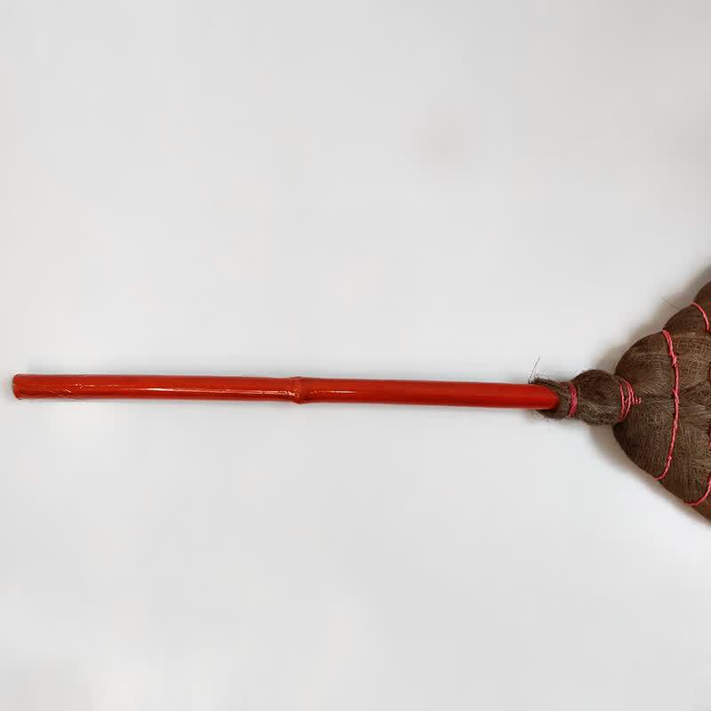 Kelibang Wooden Handle Palm Bristle Broom