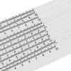 10pcs Nail Buffering File Professional Home Salon Washable Reusable Double Sided Nail File with Scale