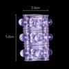 5PCS SET Cock Penis Ring Weiche Silikon Kondome Gerippte Penis Extender Sleeve Dick Erweiterung Ejakulation Erotische Sex Spielzeug für Männer