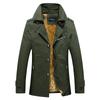 Lässige Herren-Arbeitsjacke Baumwolle Trenchcoat Samt Herbst und Winter Herrenjacke