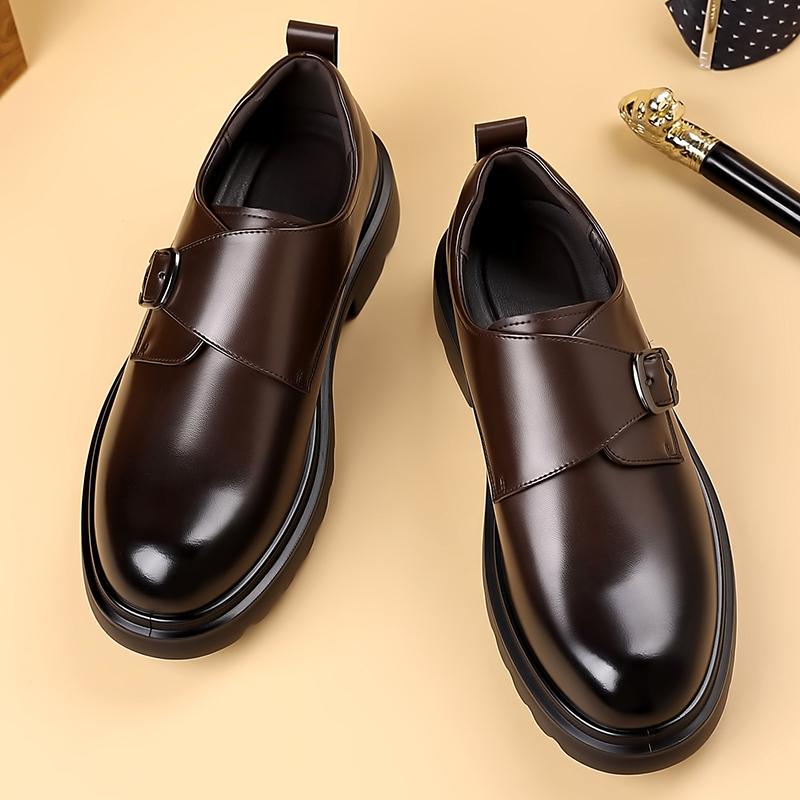Unisex Leather Shoes Dress Shoes Smart Casual Walking Office Commuting and Travel Everyday Formal Style Daily Footwear Sizes 38-44