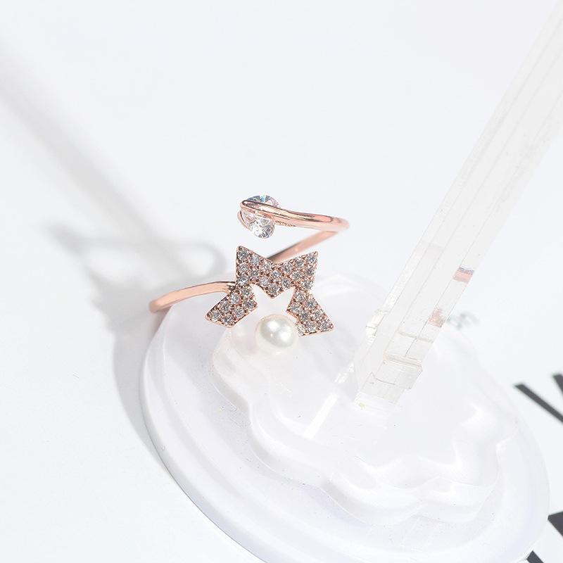 Темперамент Простой Дизайн Чувство Нишевое Кольцо, Модное Личность Высокое Чувство Алмазное Кольцо Женщины