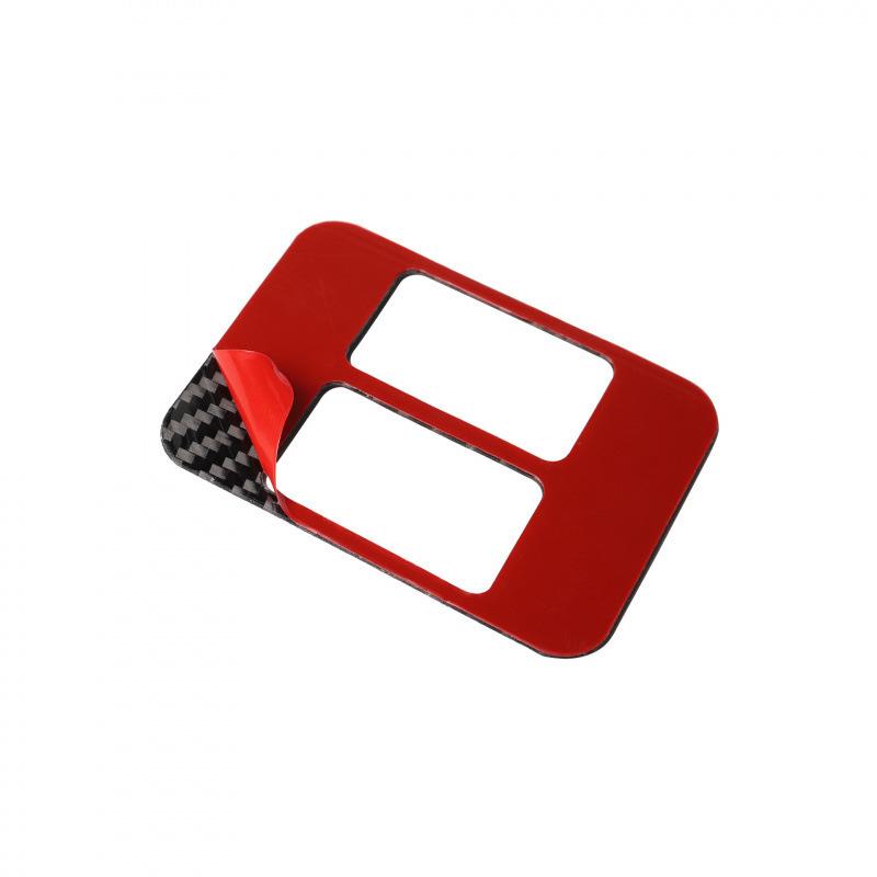 For Subaru BRZ carbon fiber central control button sticker decorative sheet electric heating seat sticker