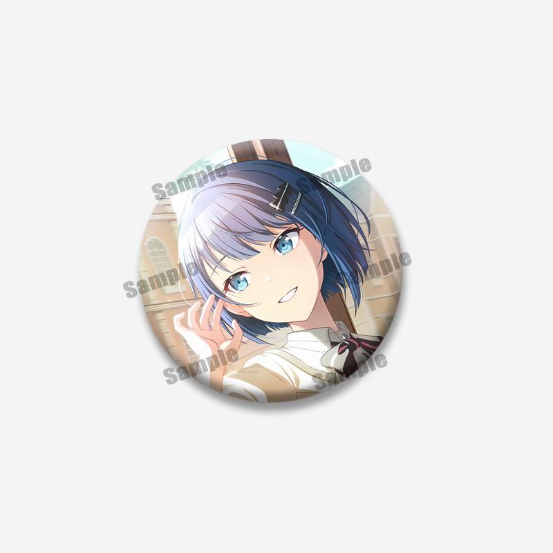 Cartoon Figure PJSK Kiritani Tenma Saki Badge Cute Game Character Lapel Pins Round Brooch for Bag Clothes Hat Decor Jewelry Gift