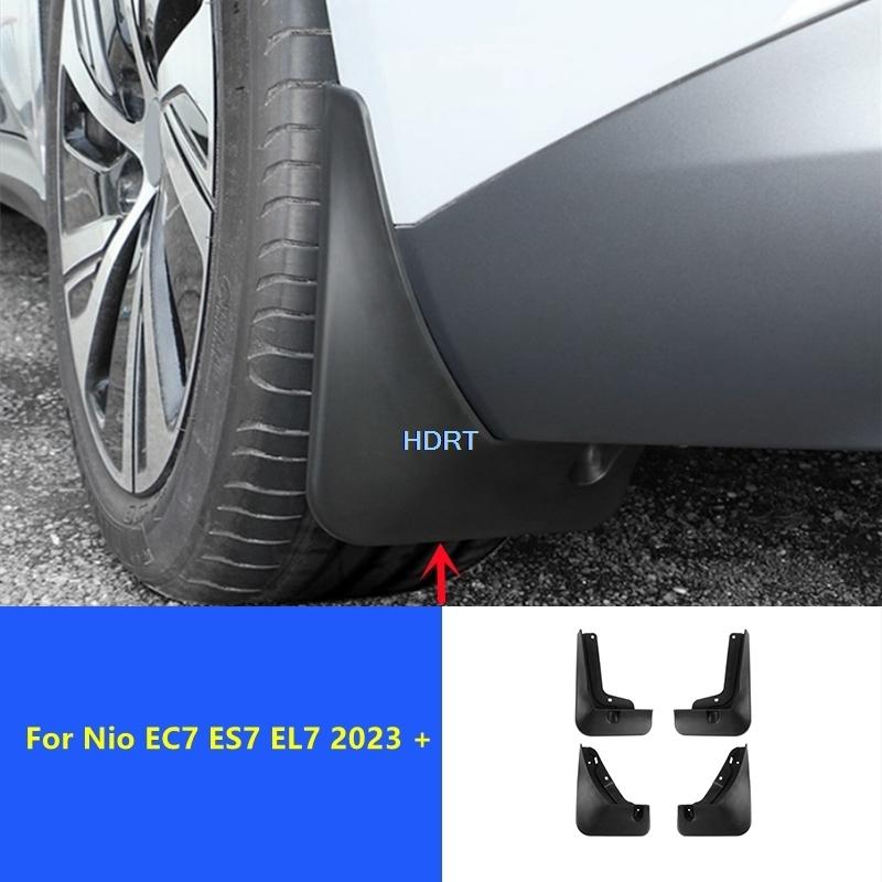 Car Style Front Rear Wheel Mud Flap Mudguard Splash Fender Cover Protector Decoration Accessories Fit For Nio EC7 ES7 EL7  + EC7