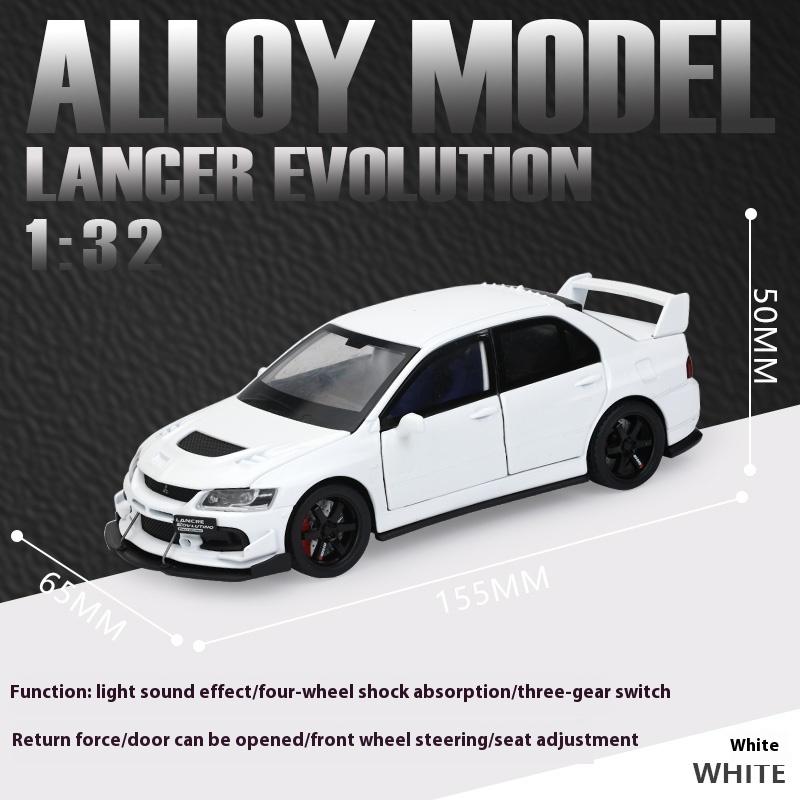 New Simulation 1:32 Sound and Light Pull Back Car Model Shock Absorption Steering Three-speed Switch Children's Toy Gift Boy Gift Trendy Ornaments
