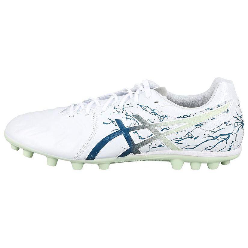 Asics Ds Light Ag Round Toe Lace-Up Ag (Rubber Short Stud) Soccer Shoes Men Soccer Shoes White Blue 1103A032-107