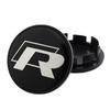 Pro VOLKSWAGEN VW Nové 4ks 65mm Znak na kolo auta Samolepka emblému 60mm krytka náboje Pro Volkswagen VW Jetta R Rline Touran POLO Golf M