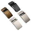 Rectangular Automatic Ratchet Buckle for Leather Straps, Men's Trouser Belt