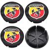 4Pcs 50mm 60mm Car Wheel Rim Hub Cap Dustproof Cover for Fiat Abarth 500e Tipo 500 500x Panda Punto 500L Replacement Auto Parts