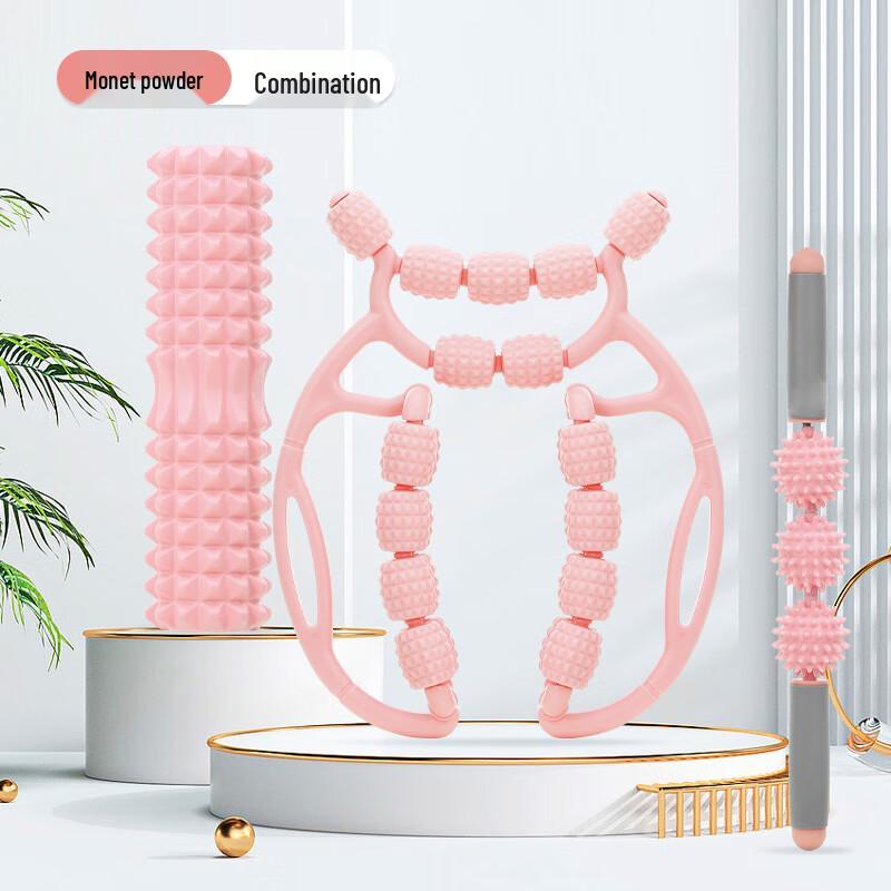 Canchi Sports Leg Massager Foam Roller Set