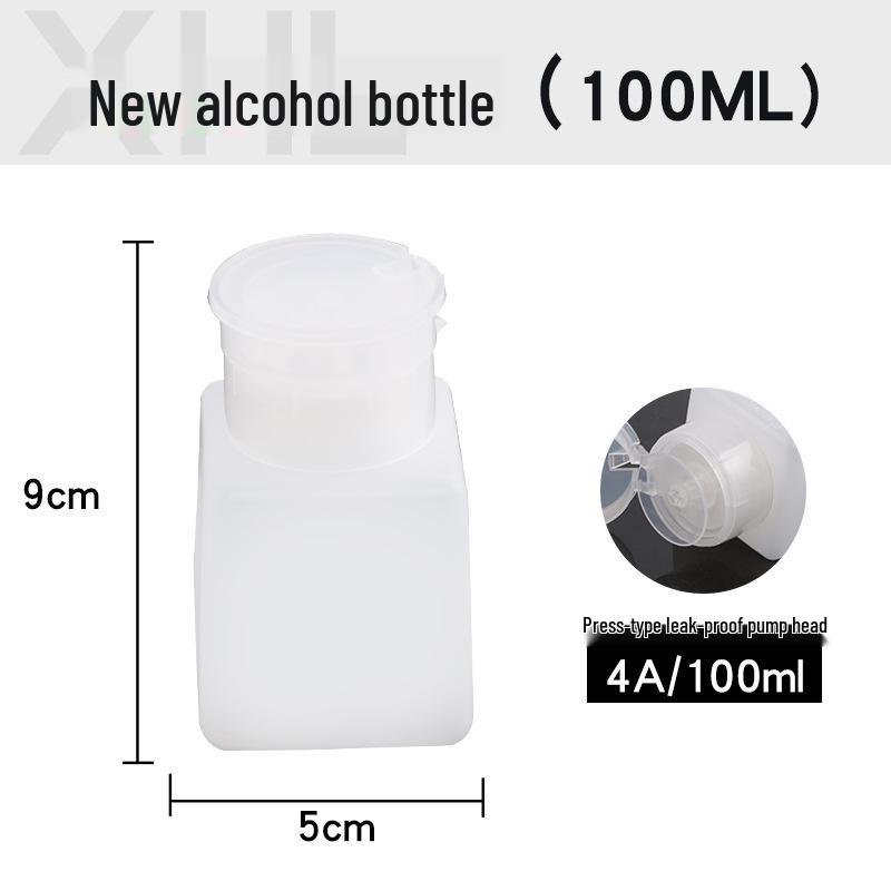 Press-Type Anti-Static Plastic Alcohol Bottle: 100ml, 200ml, 250ml for Board Washing