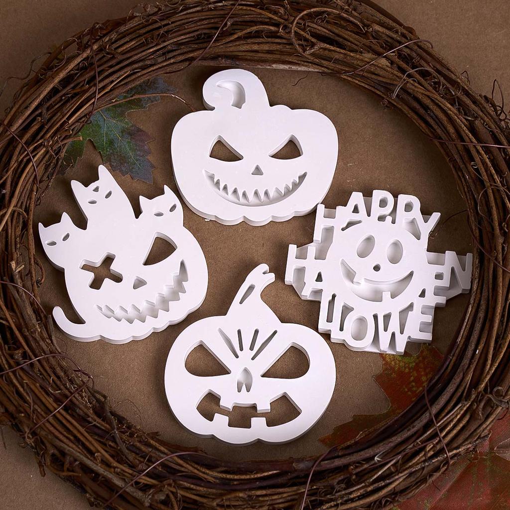 Devil Pumpkin Pendant Silicone Mold DIY Epoxy Resin Casting Molds Plaster Epoxy Resin Keychain Tag Jewelry Craft Gifts Making