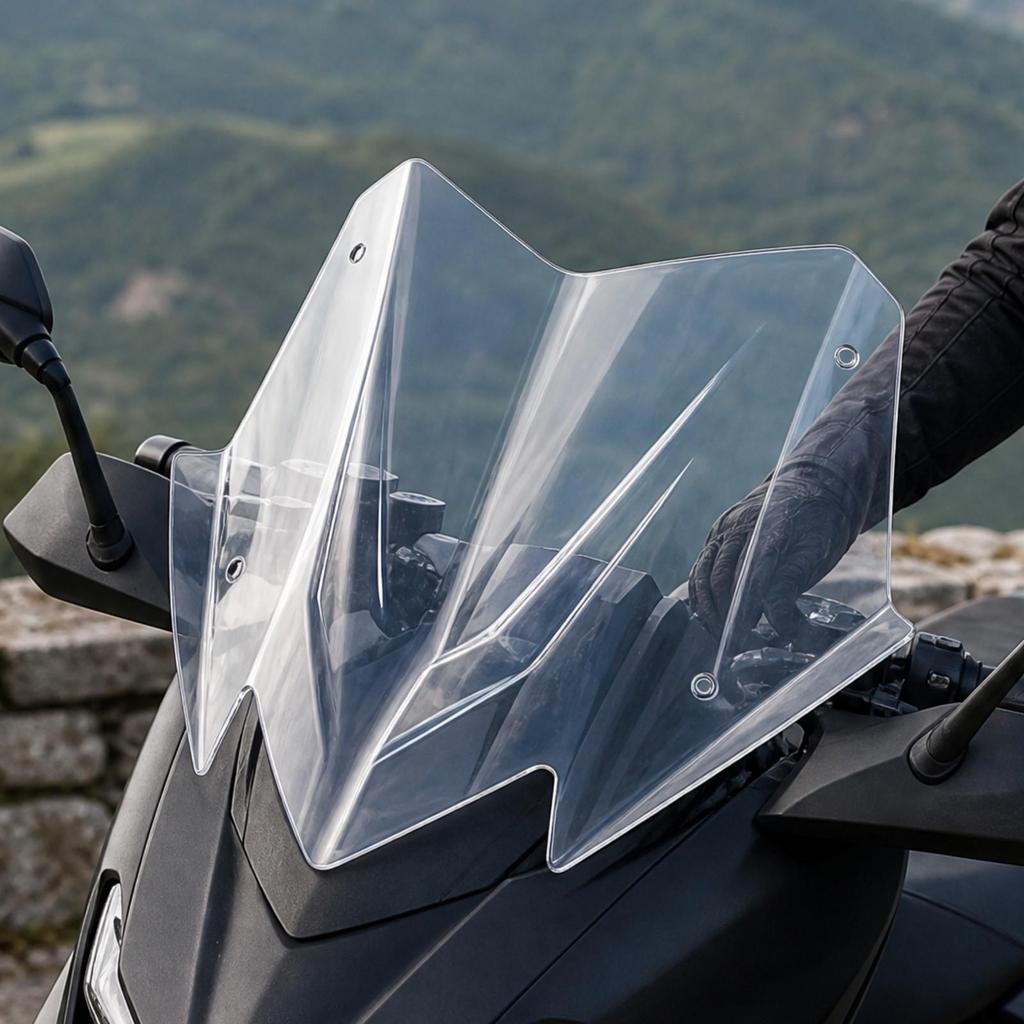 TwoWheeled Motorbike Model 560 Top Replacement Windshield Aerodynamic HighImpact Acrylic