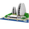 Pzx Mini Blocks World Architecture  Sydney Opera House Big Ben Building Bricks Juguetes For Boy Toys Girl Gift Christmas
