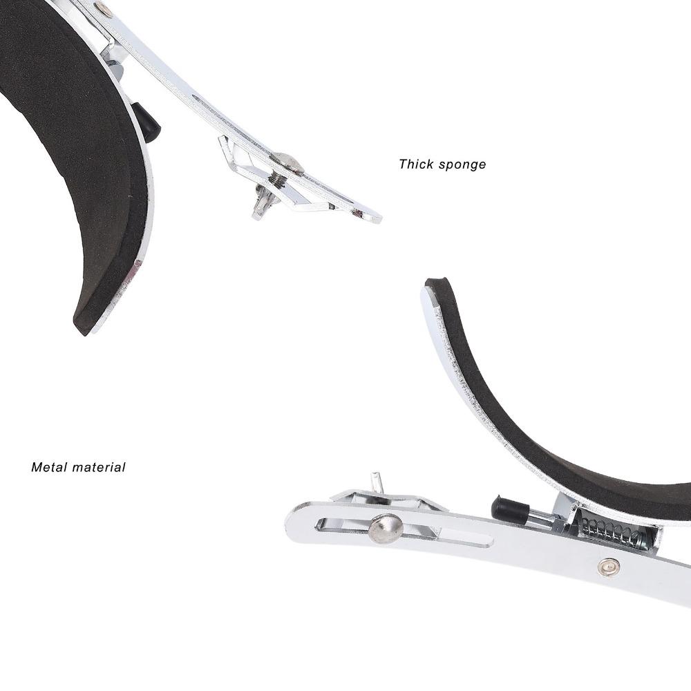 Stable Construction Snare Drum Support Metal, Sponge Drum Leg Rest For Professionals