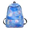 Butterfly Print Backpack Lightweight Backpack Large Capacity Campus Student Schoolbag