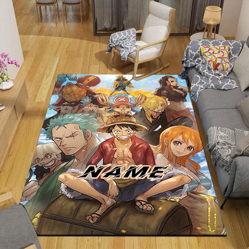 Custom 1Pc One Piece Adventure Rug Office Carpet Indoor Outdoor Entrance Doormat Nonslip Soft And Comfortable Living Room D2915195