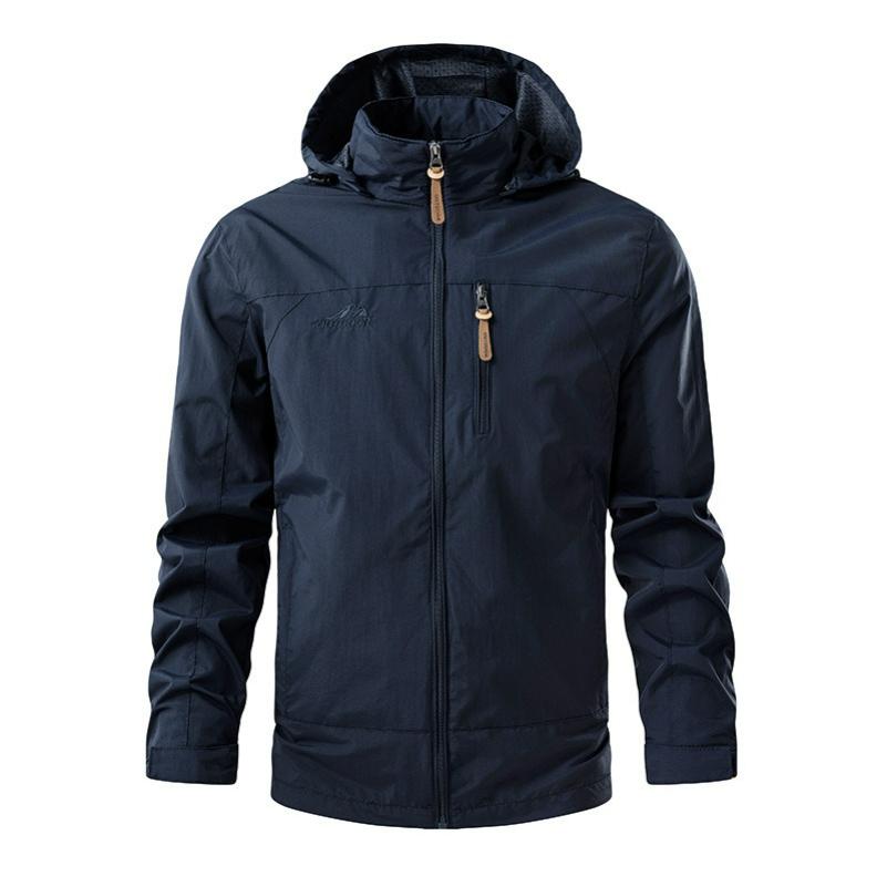 Spring and Autumn Casual Windproof Sunscreen Clothing Men's Outdoor Lightweight Breathable Jacket Waterproof Casual Jacket