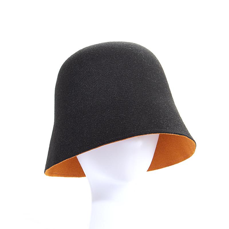 Double Sided Women's Autumn and Winter Fisherman Hat Bucket Hat Korean Version Winter Windproof Hat