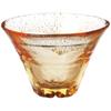 Toyo Sasaki Glass Wagarasu On Fujimi Sakura Sake Cup Amber Gold Leaf 80ml Made in Japan Sake Glass Fuji Glass Cup Gift Present Present Respect for the