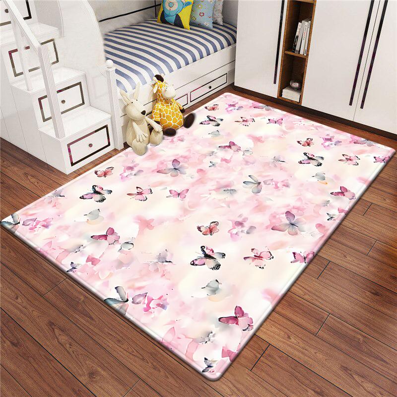 Dreamy Blending Large Room Carpet Non Slip Soft Cartoon Kids Bedroom Living Room Floor Mat Home Decor Children's Play Carpet