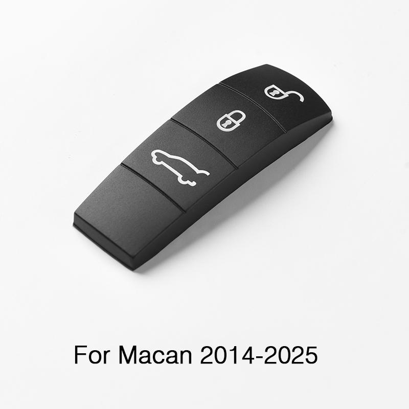 

For Porsche Panamera Cayenne Macan Taycan Boxster 718 911 Car Key Case Rubber Pad Remote Control Fob Silicone Key Button Replace