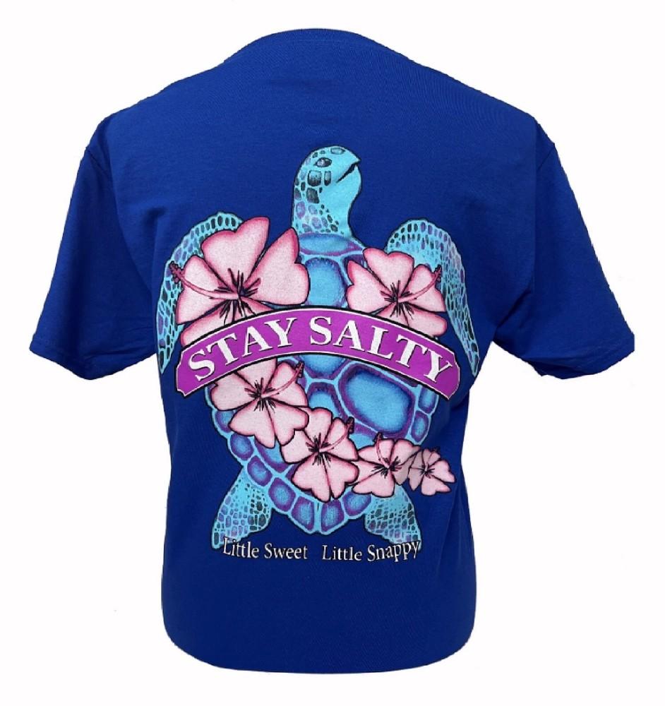 Stay Salty Turtle Little Sweet Little Snappy Short Sleeve Shirt NEW Free Ship Unisex T-Shirt S