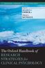 The The Oxford Handbook of Research Strategies for Clinical Psychology Book