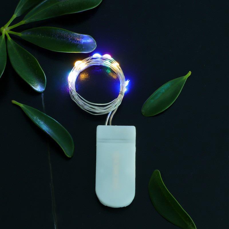 Cross-border LED Copper Wire String Light with Battery Box and Button Control