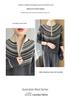 Women's Retro Fair Isle Stand Collar Wool Sweater - Loose Fit, 100% Wool, Plus Size Knitwear Outerwear